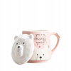 Hrnček EVERE s ružovým medvedíkom 0,4 l HOMLA Hrnček EVERE s ružovým medvedíkom 0,4 l HOMLA