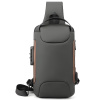 Taška cez rameno s USB nabíjaním proti krádeži TO-25612 - Sivá HR25612 Taška cez rameno s USB nabíjaním proti krádeži TO-25612 - Sivá HR25612