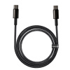 Dátový kábel Baseus Tungsten PD USB typ-C na USB typ-C 2,0 m 100W čierny Dátový kábel Baseus Tungsten PD USB typ-C na USB typ-C 2,0 m 100W čierny
