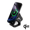 Cubenest Qi2 3in1 Magnetic Wireless charger SQ312 Fold Pro Black Cubenest Qi2 3in1 Magnetic Wireless charger SQ312 Fold Pro Black