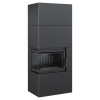 Kratki Simple 8 Box liatinová krbová vložka, oceľové opláštenie čierne, ľavé rohové presklenie, ohnisko liatina Kratki Simple 8 Box liatinová krbová vložka, oceľové opláštenie čierne, ľavé rohové presklenie, ohnisko liatina