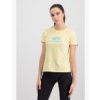 Tričko Alpha Industries New Basic T Wmn pastel yellow XS Tričko Alpha Industries New Basic T Wmn pastel yellow XS