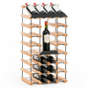 Stojan na víno Raxi Show pre 24 fliaš s okienkom Stojan na víno Raxi Show pre 24 fliaš s okienkom