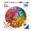 RAVENSBURGER Kulaté Kruh barev Tropical 500 dielov RAVENSBURGER Kulaté Kruh barev Tropical 500 dielov