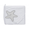 Scarlett Osuška pre bábätko hviezda - biela Scarlett Osuška pre bábätko hviezda - biela