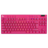 LOGITECH G Pro X TKL LightSpeed bezdrôtová klávesnica US ružová (920-012159) USB / WiFi (USB prijímač) / Bluetooth / Lokalizácia US / PodsvietenáRužová LOGITECH G Pro X TKL LightSpeed bezdrôtová klávesnica US ružová (920-012159) USB / WiFi (USB prijímač) / Bluetooth / Lokalizácia US / PodsvietenáRužová