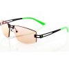 AROZZI herní brýle VISIONE VX-600 Green/ černozelené obroučky/ jantarová skla VX600-3