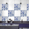Crearreda Samolepiace dekorácie, kachličky azulejos, 3 hárky, 20 x 20 cm Crearreda Samolepiace dekorácie, kachličky azulejos, 3 hárky, 20 x 20 cm