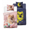 DETEXPOL Obliečky Psík Pomeranian svietiaci Bavlna 140x200 70x80 DETEXPOL Obliečky Psík Pomeranian svietiaci Bavlna 140x200 70x80
