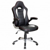IdeaNabytek Kancelářské křeslo RACER černá/bílá IdeaNabytek Kancelářské křeslo RACER černá/bílá
