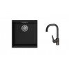 STRONG K-StrongSinks S3 Set drez Hron 430x460mm granit čierna + Batéria Garonne čierna STRONG K-StrongSinks S3 Set drez Hron 430x460mm granit čierna + Batéria Garonne čierna