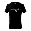 EKG lezecká stěna - Tričko detské bavlnené - 158 cm/12 rokov ( Čierna ) EKG lezecká stěna - Tričko detské bavlnené - 158 cm/12 rokov ( Čierna )