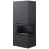 Kratki Simple 8 Box liatinová krbová vložka, oceľové opláštenie čierne, pravé rohové presklenie, ohnisko liatina Kratki Simple 8 Box liatinová krbová vložka, oceľové opláštenie čierne, pravé rohové presklenie, ohnisko liatina