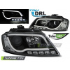 PREDNÉ SVETLÁ TUBE LIGHT DRL ČIERNA pre AUDI A3 8P 08-12 PREDNÉ SVETLÁ TUBE LIGHT DRL ČIERNA pre AUDI A3 8P 08-12