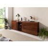 Bighome - AMSTERDAM Príborník mango 215x45x75 hnedý lakovaný Bighome - AMSTERDAM Príborník mango 215x45x75 hnedý lakovaný