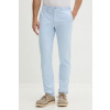 Tommy Hilfiger nohavice chinos pánske bavlnené s elastanom MW0MW40262 modrá 29/32 Tommy Hilfiger nohavice chinos pánske bavlnené s elastanom MW0MW40262 modrá 29/32