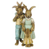 Clayre & Eef Figúrka zajac s rodinou 15cm Clayre & Eef Figúrka zajac s rodinou 15cm