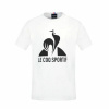 Detské Tričko s krátkym rukávom Le coq sportif Ess N°1 Enfant New Biela Detské Tričko s krátkym rukávom Le coq sportif Ess N°1 Enfant New Biela