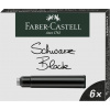 Faber-Castell 0025/1855070 Atramentové bombičky 6 ks čierne Faber-Castell 0025/1855070 Atramentové bombičky 6 ks čierne