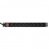 GEMBIRD EG-PDU-9F2F, Rozvodný panel, 9x FR, 1U GEMBIRD EG-PDU-9F2F, Rozvodný panel, 9x FR, 1U
