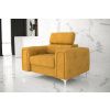 Nábytek PEGAS s.r.o. Křeslo ORION 110 cm - žlutá Nábytek PEGAS s.r.o. Křeslo ORION 110 cm - žlutá