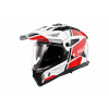 Prilba LS2 ADVENTURE MX702 PIONEER II HILL MAT BIELO-ČERVENÁ XS Prilba LS2 ADVENTURE MX702 PIONEER II HILL MAT BIELO-ČERVENÁ XS