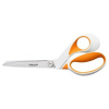 Nožnice, klasické, 23 cm, FISKARS RazorEdge Softgrip, oranžová biela