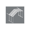 Palram - Canopia Rozšiřovací modul 11x4,1 pro domky série Yukon 11 (antracit) Palram - Canopia Rozšiřovací modul 11x4,1 pro domky série Yukon 11 (antracit)