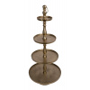 Ručná výroba - Etažér DESIRE, 4-poschodový, pr.50/x120 cm, zlatá|Ego Dekor Ručná výroba - Etažér DESIRE, 4-poschodový, pr.50/x120 cm, zlatá|Ego Dekor