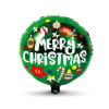 Vianočný balón - hliníková fólia - guľa - 45 cm Vianočný balón - hliníková fólia - guľa - 45 cm