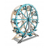 Woodcraft Drevené 3D puzzle Ruské koleso tyrkysové Woodcraft construction kit Woodcraft Drevené 3D puzzle Ruské koleso tyrkysové Woodcraft construction kit