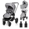 SET Športový kočík Move Cross + korba XL + adaptéry, Silver Grey/Silver SET Športový kočík Move Cross + korba XL + adaptéry, Silver Grey/Silver