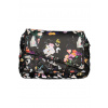 Desigual čierna farebná kvetinová dámska kabelka cez rameno 24 x 15 x 9 cm Desigual čierna farebná kvetinová dámska kabelka cez rameno 24 x 15 x 9 cm