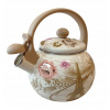 Edenberg Smaltovaný čajník s ružami a Eiffelovkou – 2,2 l Edenberg Smaltovaný čajník s ružami a Eiffelovkou – 2,2 l