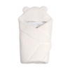 Baránková zavinovačka s kapucňou bavlna/baránok, Teddy Boucle- Medvedík smotana Baránková zavinovačka s kapucňou bavlna/baránok, Teddy Boucle- Medvedík smotana