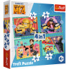 Trefl Puzzle 4v1 - Blázniví Mimoni / Universal Despicable Me 4 34648 Trefl Puzzle 4v1 - Blázniví Mimoni / Universal Despicable Me 4 34648