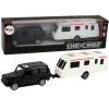 LEAN TOYS Kovové prvky stavebnice karavanu Jeep Black LEAN TOYS Kovové prvky stavebnice karavanu Jeep Black