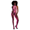 Ouch! Glow in the Dark Bodystocking with Halterneck Neon Pink Ouch! Glow in the Dark Bodystocking with Halterneck Neon Pink