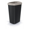 Odpadkový kôš COMPACTA Q DROP - objem: 45 l, farba: svetlo hnedá Odpadkový kôš COMPACTA Q DROP - objem: 45 l, farba: svetlo hnedá