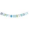 Girlanda 1. narodeniny - Happy Birthday - KLUK - modrá - 182 cm Girlanda 1. narodeniny - Happy Birthday - KLUK - modrá - 182 cm