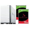 NAS server Synology Diskstation DS223j 32TB (2x16TB) Seagate IronWolf PRO NAS server Synology Diskstation DS223j 32TB (2x16TB) Seagate IronWolf PRO