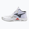 Volejbalové topánky Mizuno Wave Momentum Elite Mid white/black/fiery red Volejbalové topánky Mizuno Wave Momentum Elite Mid white/black/fiery red