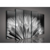 Obraz na plátne viacdielny - OB2715 - Púpava čierno biela 150cm x 100cm - S12 Obraz na plátne viacdielny - OB2715 - Púpava čierno biela 150cm x 100cm - S12