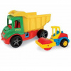 Multi sklápač s cestným valcom, set vozidiel - Wader Multi sklápač s cestným valcom, set vozidiel - Wader