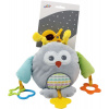 PLYŠ Sova baby 18cm s klipem a kousátky *PLYŠOVÉ HRAČKY* PLYŠ Sova baby 18cm s klipem a kousátky *PLYŠOVÉ HRAČKY*