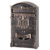 Schránka GLA-Alu, hliníková, 255x90x410 mm, poštová, antique bronze Schránka GLA-Alu, hliníková, 255x90x410 mm, poštová, antique bronze