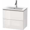 DURAVIT L-Cube závesná skrinka pod umývadlo Compact, 2 zásuvky, 620 x 391 x 550 mm, biela vysoký lesk, LC625602222 DURAVIT L-Cube závesná skrinka pod umývadlo Compact, 2 zásuvky, 620 x 391 x 550 mm, biela vysoký lesk, LC625602222