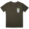 Tričko Misfits - Mini Skull & Logo, Unisex,Zelená,XL Tričko Misfits - Mini Skull & Logo, Unisex,Zelená,XL