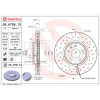 BREMBO Brzdový kotúč BREMBO 09.A758.1X BREMBO Brzdový kotúč BREMBO 09.A758.1X
