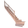 StarWood Schody Lindos bukové ľavé 100cm uzavreté drev. dizajn. zábradlie StarWood Schody Lindos bukové ľavé 100cm uzavreté drev. dizajn. zábradlie